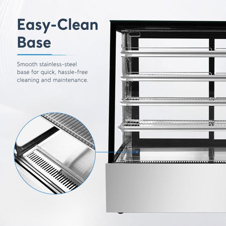 Bonvue 720L Deluxe Chilled Cake Display Cabinet Fridge SLP850C - Commercial Kitchen Appliances