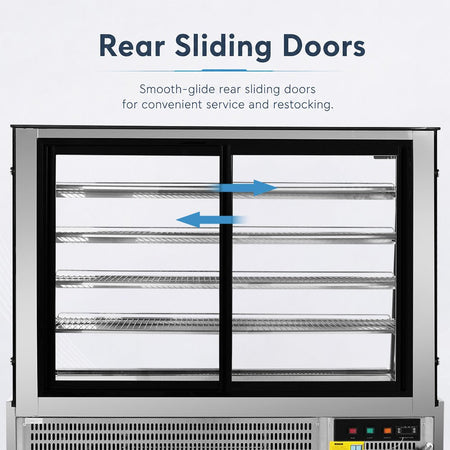 Bonvue 870L Deluxe Chilled Cake Display Cabinet Fridge 1800X800X1350 SLP860C - Commercial Kitchen Appliances