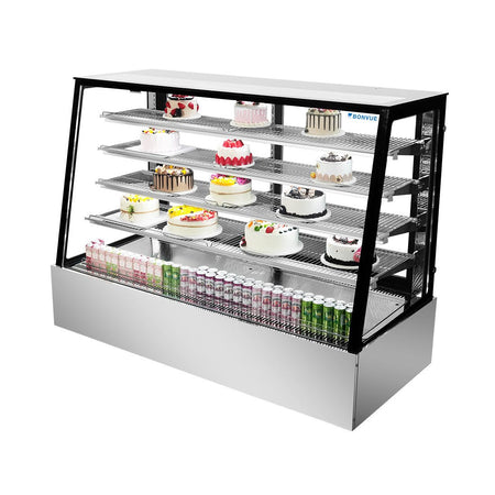 Bonvue 870L Deluxe Chilled Cake Display Cabinet Fridge 1800X800X1350 SLP860C - Commercial Kitchen Appliances