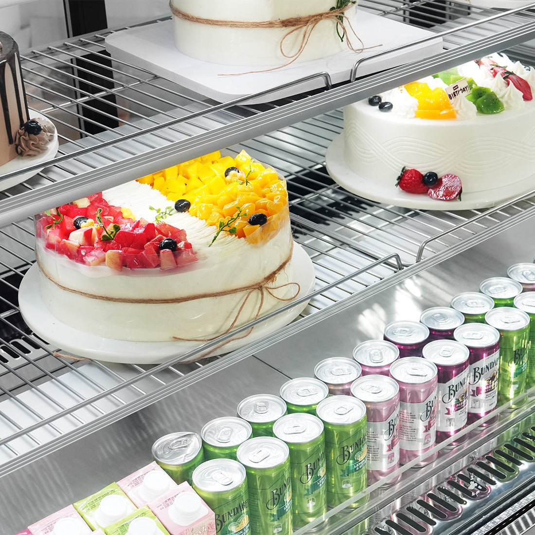 Bonvue 870L Deluxe Chilled Cake Display Cabinet Fridge 1800X800X1350 SLP860C - Commercial Kitchen Appliances