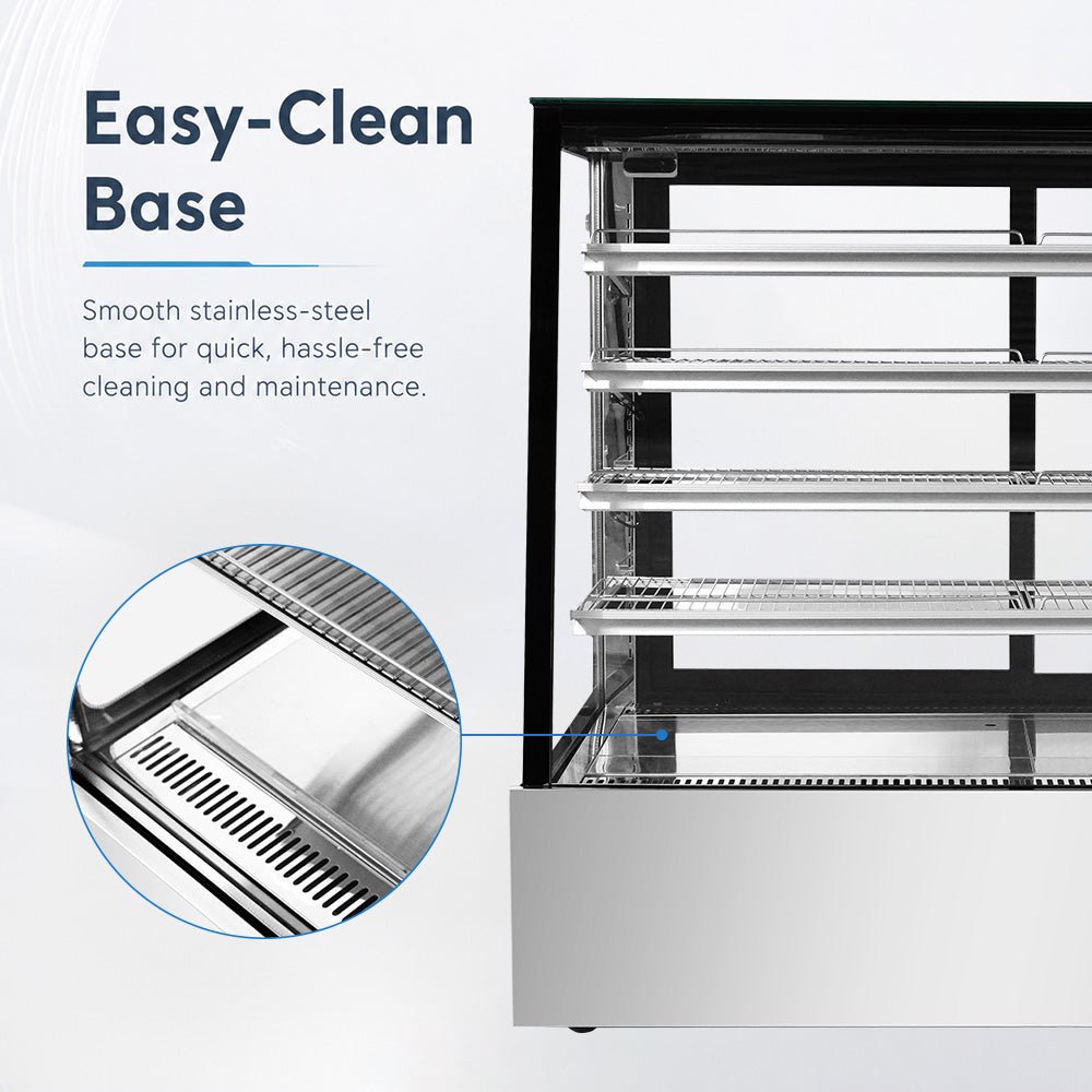 Bonvue 870L Deluxe Chilled Cake Display Cabinet Fridge 1800X800X1350 SLP860C - Commercial Kitchen Appliances