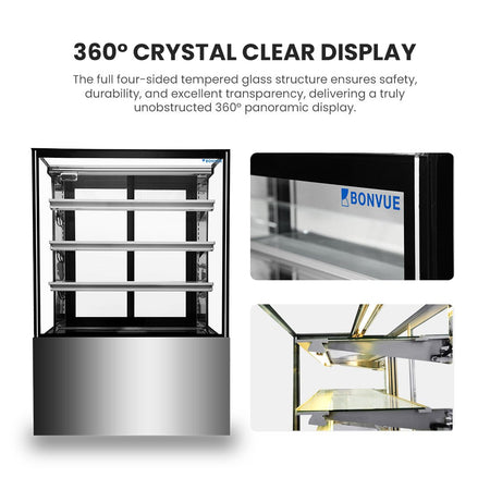 Bonvue 900mm Heated Display Cabinet - H - SF830V - Commercial Kitchen Appliances