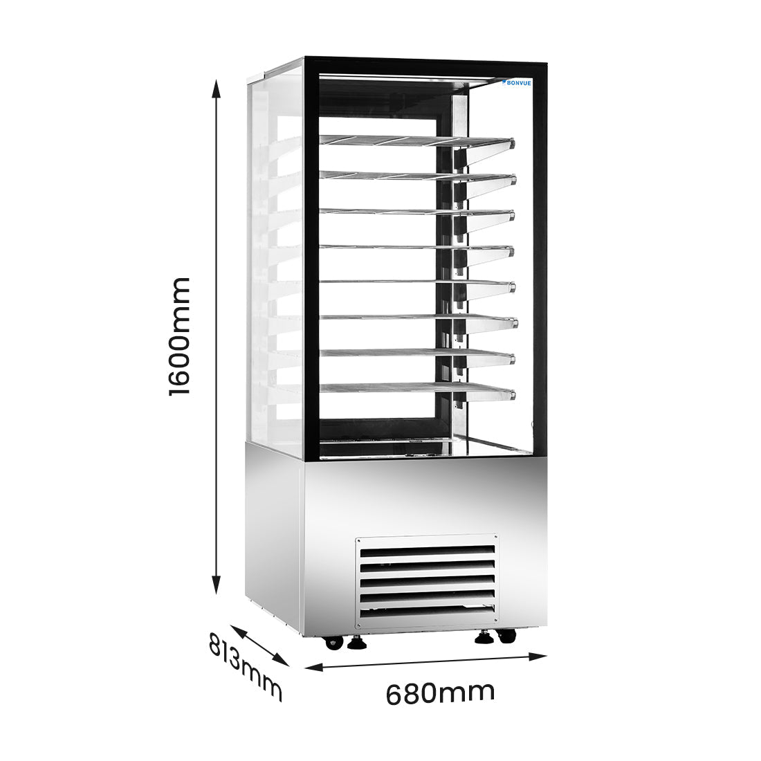 Bonvue Ambient Bakery Display Cabinet BDC - 510 - Commercial Kitchen Appliances