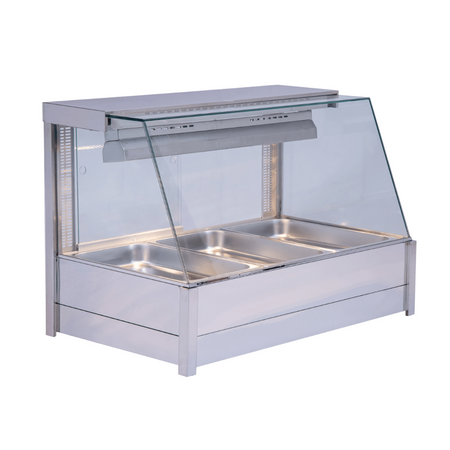 Bonvue Angled Countertop Wet and Dry Bain Marie BM11TC - BM11TC