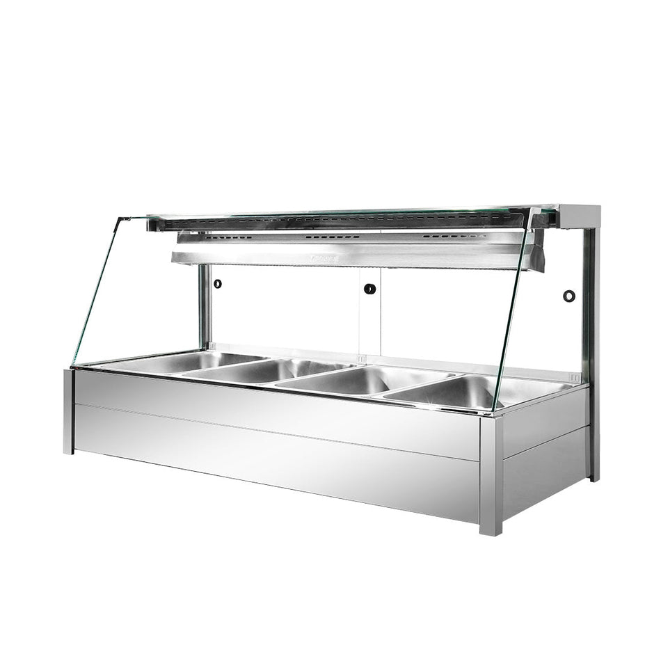 Bonvue Angled Countertop Wet and Dry Bain Marie BM14TC - Commercial Kitchen Appliances