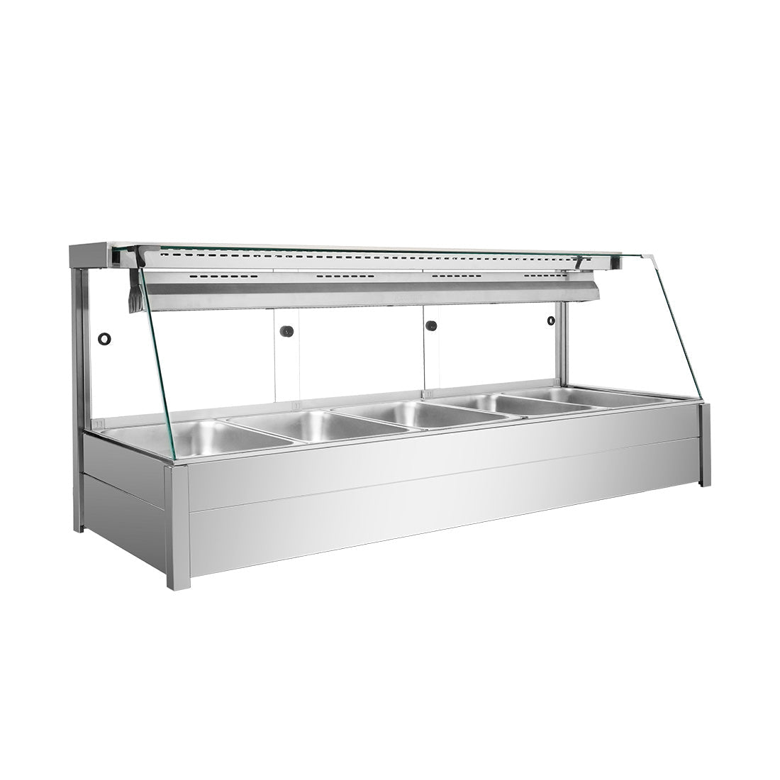 Bonvue Angled Countertop Wet and Dry Bain Marie BM17TC - Commercial Kitchen Appliances