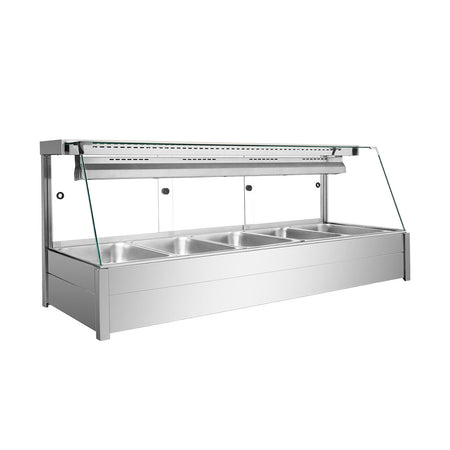 Bonvue Angled Countertop Wet and Dry Bain Marie BM17TC - Commercial Kitchen Appliances