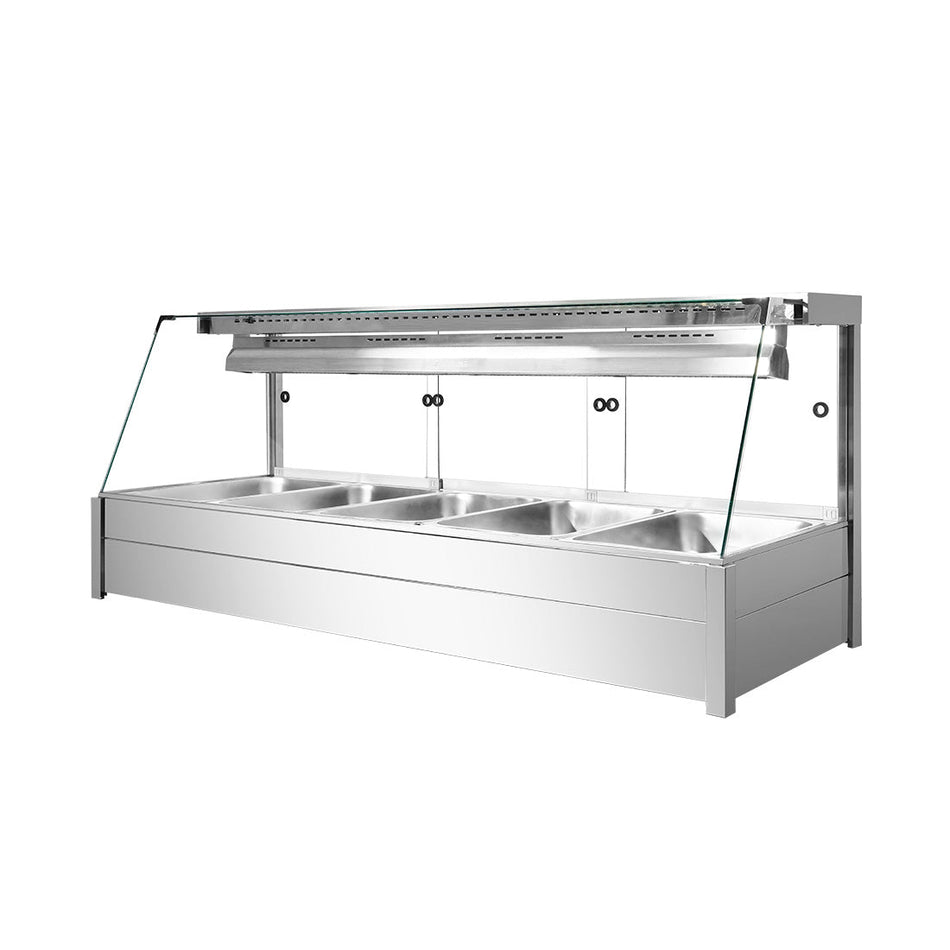 Bonvue Angled Countertop Wet and Dry Bain Marie BM17TC - Commercial Kitchen Appliances
