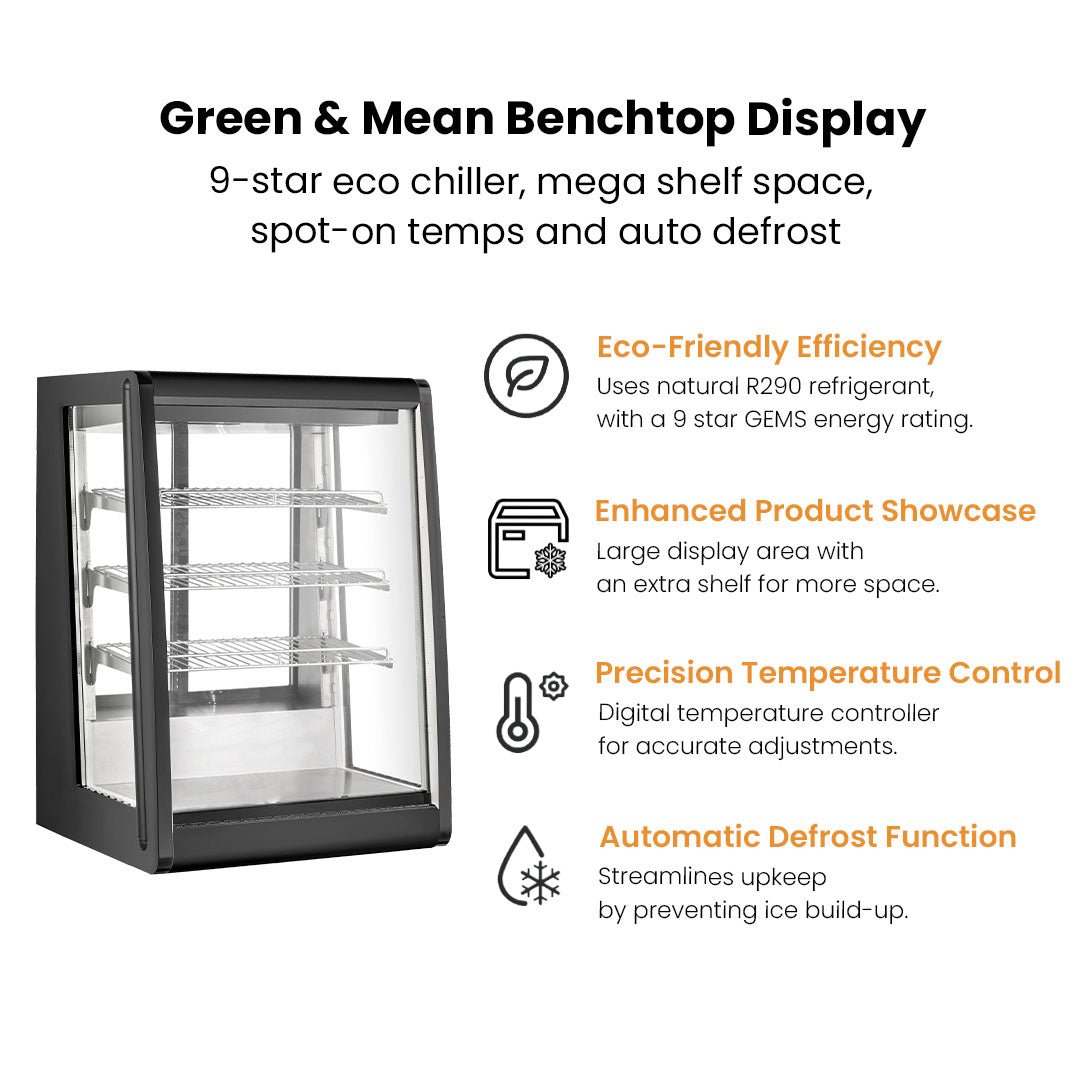 Bonvue Chilled Angled Counter - Top Food Display - CTA - 146 - Commercial Kitchen Appliances