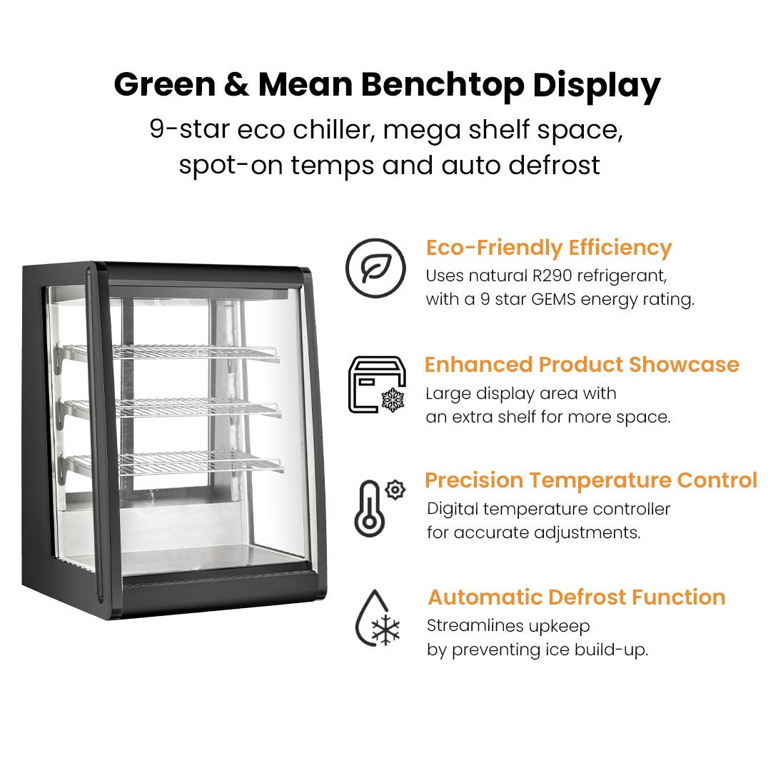 Bonvue Chilled Angled Counter - Top Food Display - CTA - 246 - Commercial Kitchen Appliances