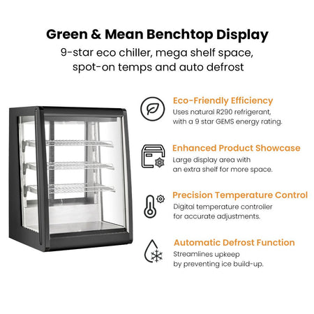 Bonvue Chilled Angled Counter - Top Food Display - CTA - 246 - Commercial Kitchen Appliances