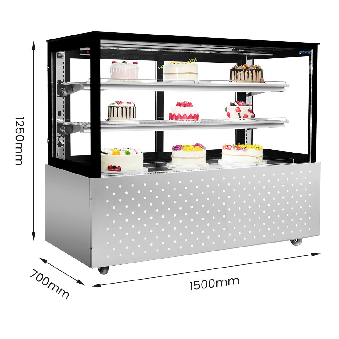 Bonvue Chilled Food Display SG150FA - 2XB - Commercial Kitchen Appliances