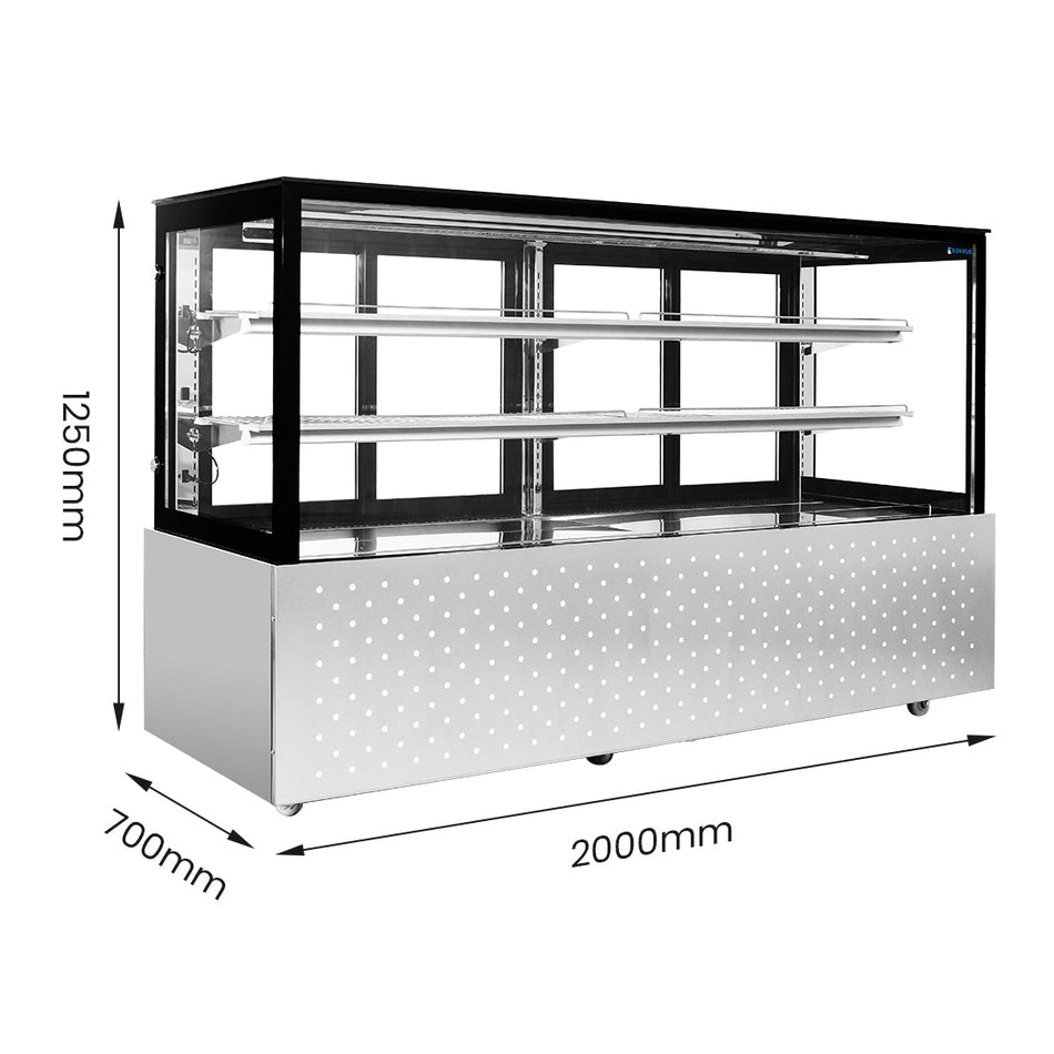 Bonvue Chilled Food Display SG200FA - 2XB - Commercial Kitchen Appliances