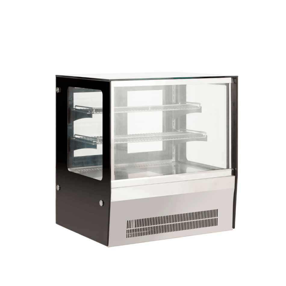 Bonvue Counter Top Square Glass Cold Food Display GN - 660RT - Commercial Kitchen Appliances