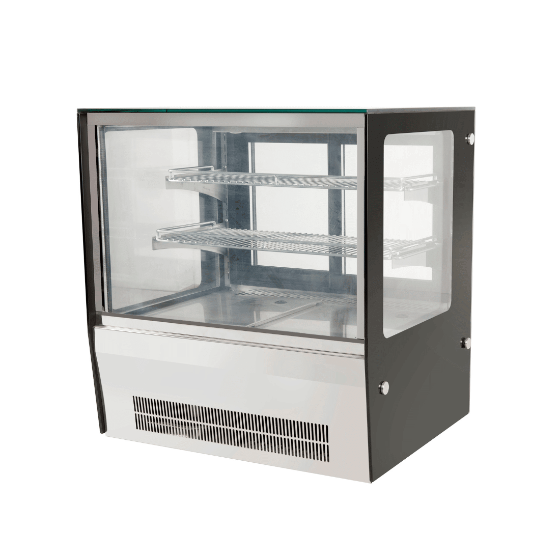 Bonvue Counter Top Square Glass Cold Food Display GN-660RT - Commercial Kitchen Appliances