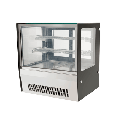 Bonvue Counter Top Square Glass Cold Food Display GN-660RT - Commercial Kitchen Appliances