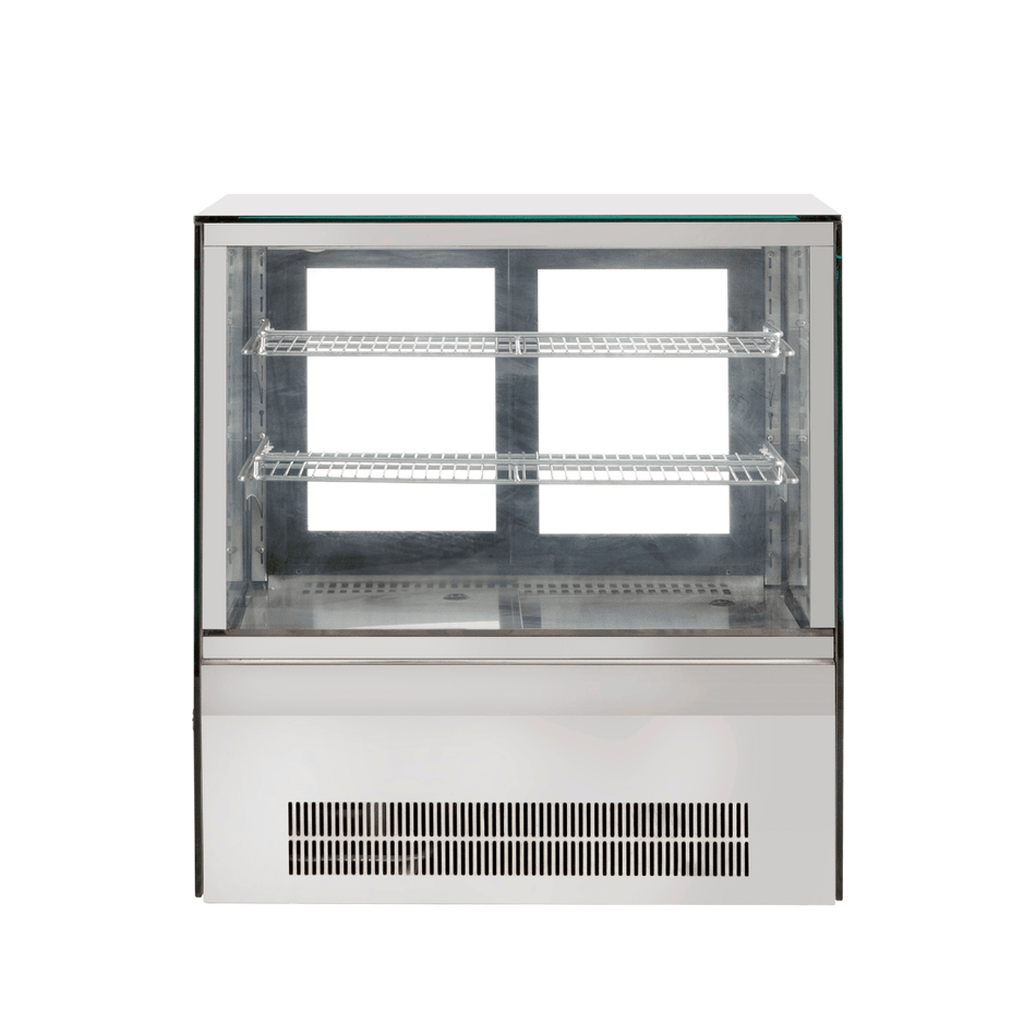 Bonvue Counter Top Square Glass Cold Food Display GN - 660RT - Commercial Kitchen Appliances