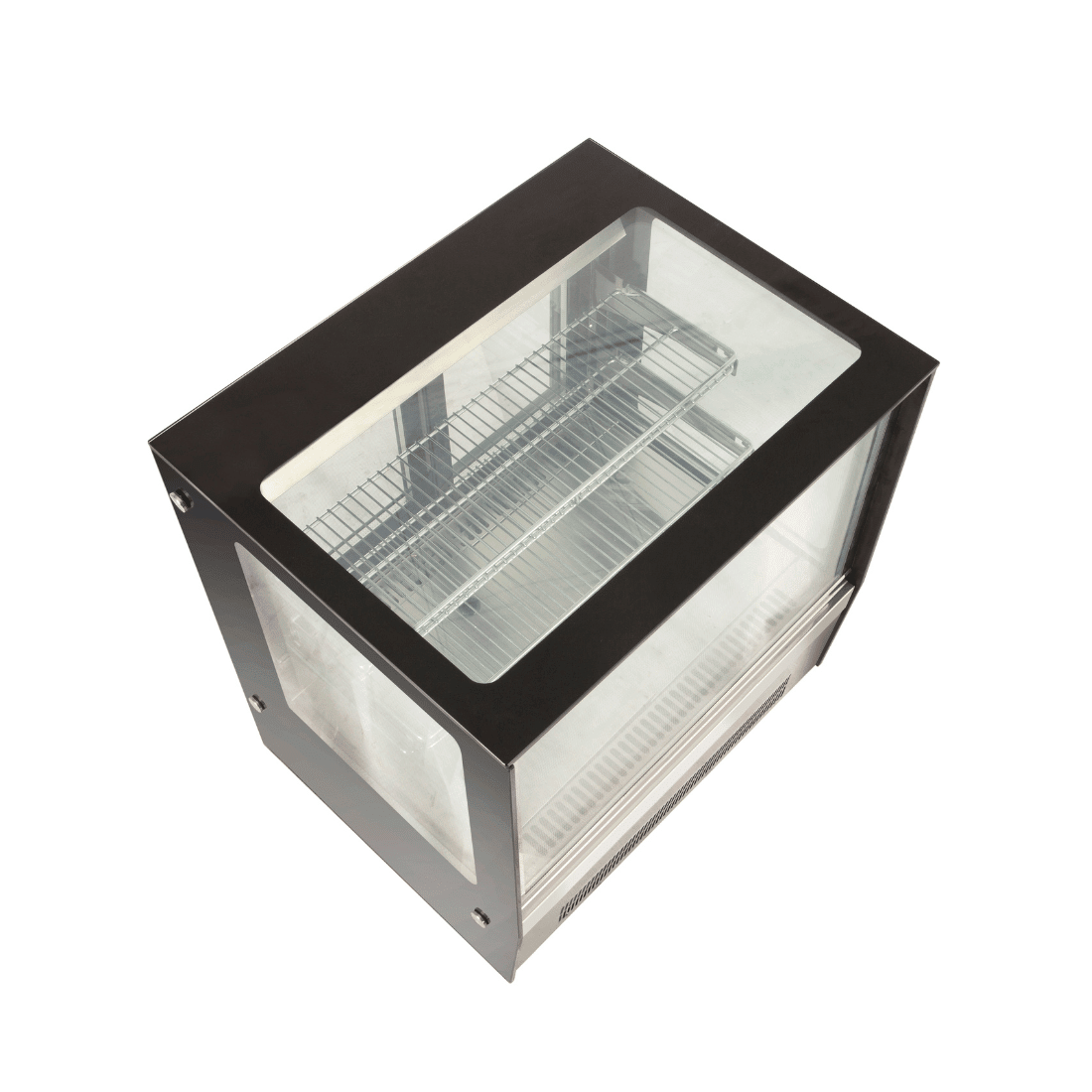 Bonvue Counter Top Square Glass Cold Food Display GN - 660RT - Commercial Kitchen Appliances
