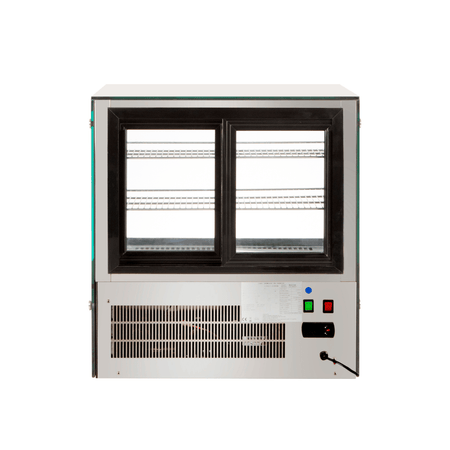 Bonvue Counter Top Square Glass Cold Food Display GN - 660RT - Commercial Kitchen Appliances