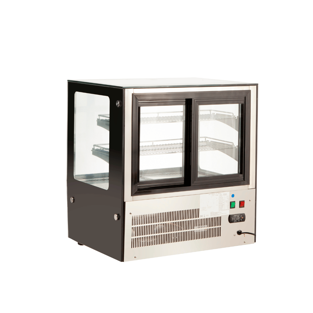 Bonvue Counter Top Square Glass Cold Food Display GN - 660RT - Commercial Kitchen Appliances