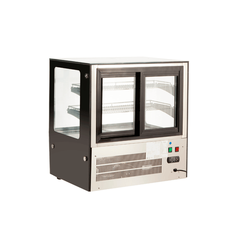 Bonvue Counter Top Square Glass Cold Food Display GN - 660RT - Commercial Kitchen Appliances
