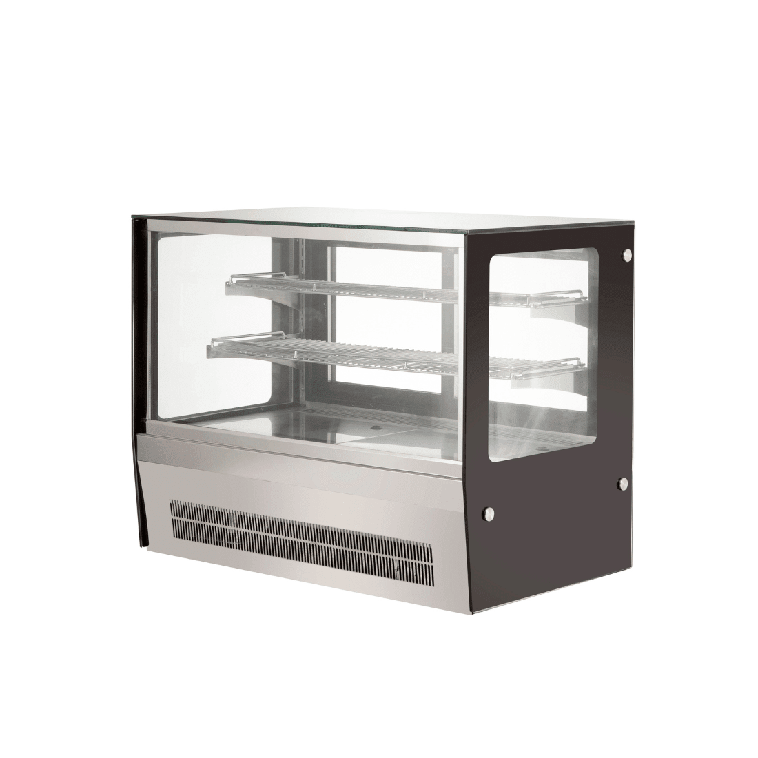 Bonvue Counter Top Square Glass Cold Food Display GN-900RT - Commercial Kitchen Appliances