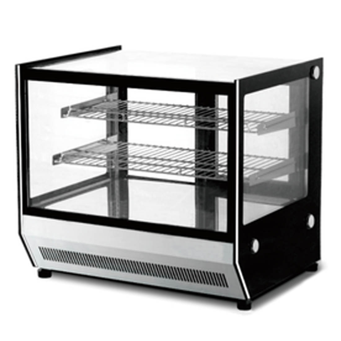 Bonvue Counter Top Square Glass Hot Food Display GN - 660HRT - Commercial Kitchen Appliances