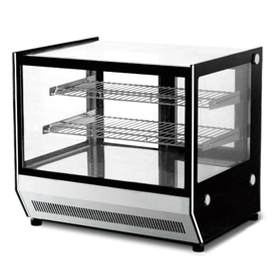 Bonvue Counter Top Square Glass Hot Food Display GN - 900HRT - Commercial Kitchen Appliances