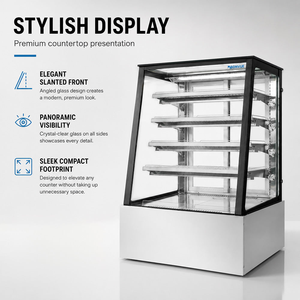 Bonvue Deluxe Heated Display Cabinet H-SLP830C - Commercial Kitchen Appliances