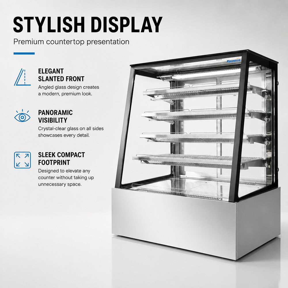 Bonvue Deluxe Heated Display Cabinet H-SLP840C - Commercial Kitchen Appliances