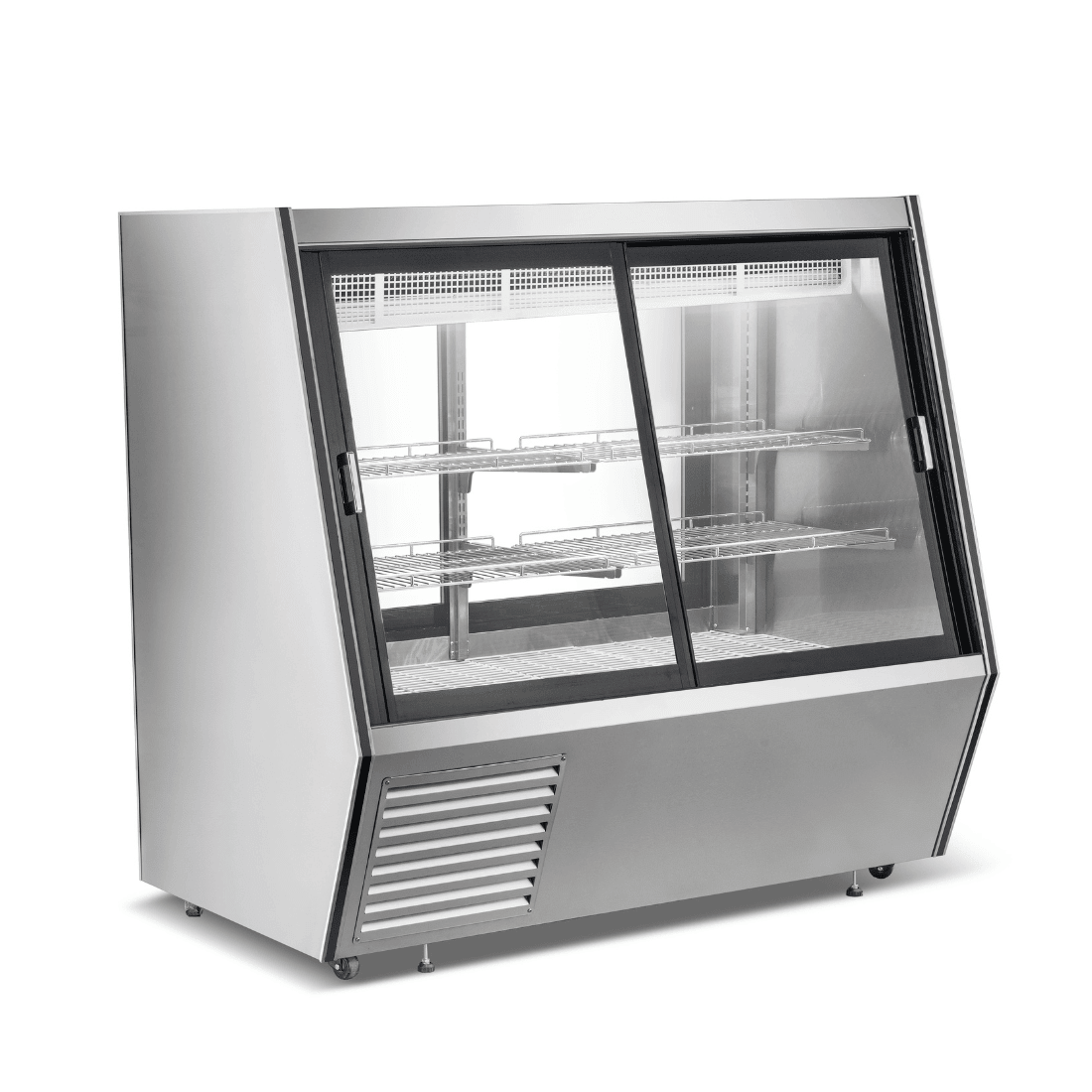 Bonvue DUAL - ACCESS Refrigerated Deli, Meat and Seafood Display Case AMS - 15DD - Commercial Kitchen Appliances
