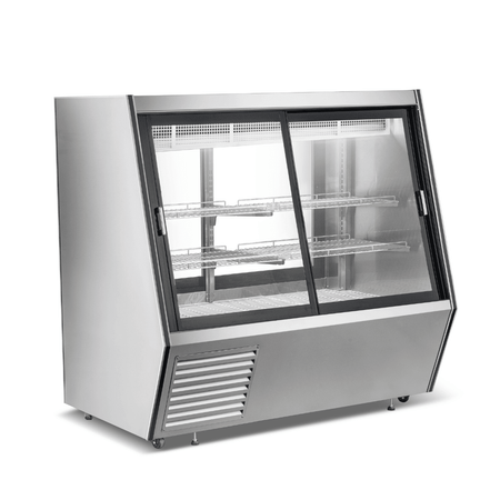 Bonvue DUAL - ACCESS Refrigerated Deli, Meat and Seafood Display Case AMS - 15DD - Commercial Kitchen Appliances