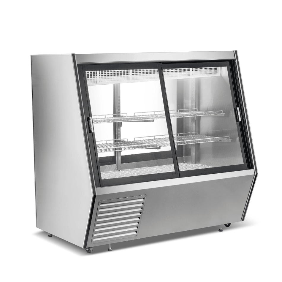 Bonvue DUAL - ACCESS Refrigerated Deli, Meat and Seafood Display Case AMS - 15DD - Commercial Kitchen Appliances