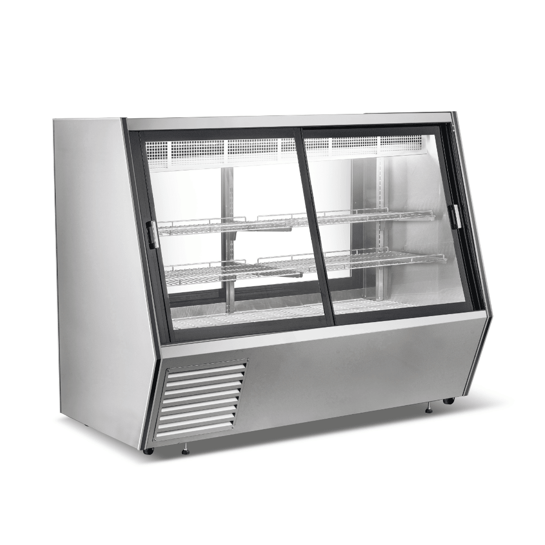 Bonvue DUAL - ACCESS Refrigerated Deli, Meat and Seafood Display Case AMS - 18DD - Commercial Kitchen Appliances