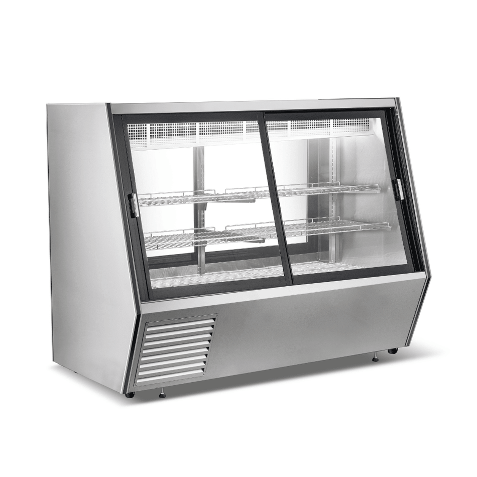 Bonvue DUAL - ACCESS Refrigerated Deli, Meat and Seafood Display Case AMS - 18DD - Commercial Kitchen Appliances