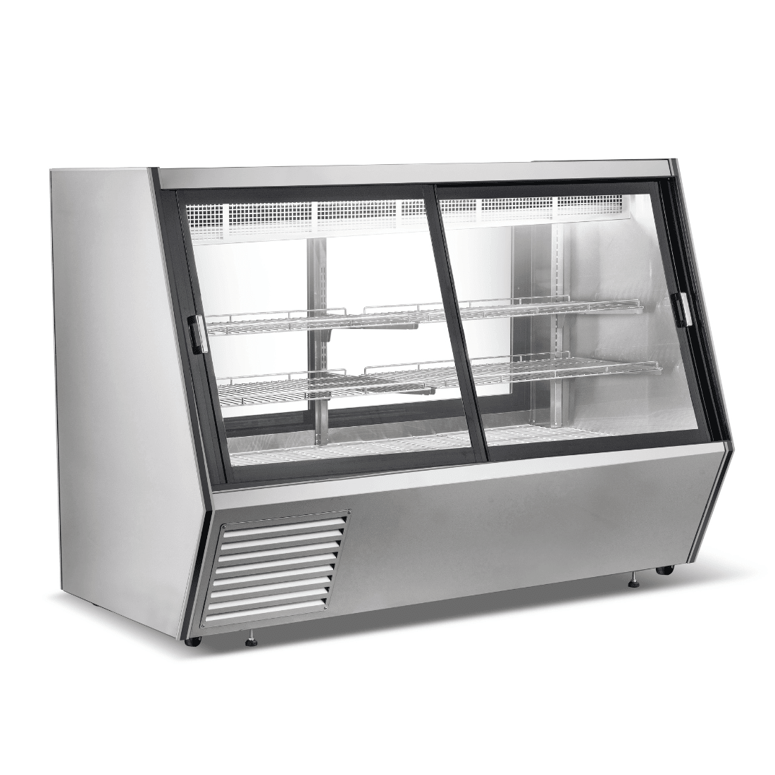 Bonvue DUAL - ACCESS Refrigerated Deli, Meat and Seafood Display Case AMS - 21DD - Commercial Kitchen Appliances