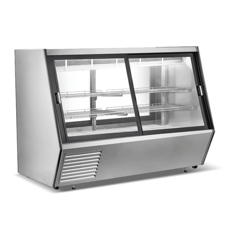 Bonvue DUAL - ACCESS Refrigerated Deli, Meat and Seafood Display Case AMS - 21DD - Commercial Kitchen Appliances