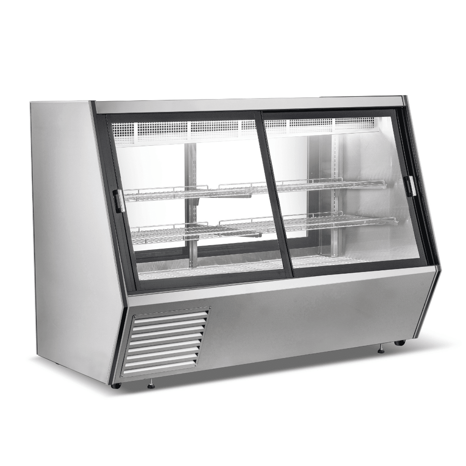 Bonvue DUAL - ACCESS Refrigerated Deli, Meat and Seafood Display Case AMS - 21DD - Commercial Kitchen Appliances
