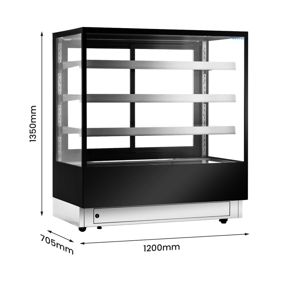 Bonvue Elite Cold Displays with 3 Shelves CL1200 - 3S - Commercial Kitchen Appliances