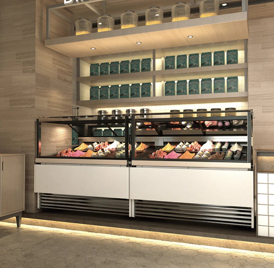 Bonvue  Gelato / Ice Cream Display Showcase SGD-18 - commercial kitchen equipment - SGD-18 Image 2