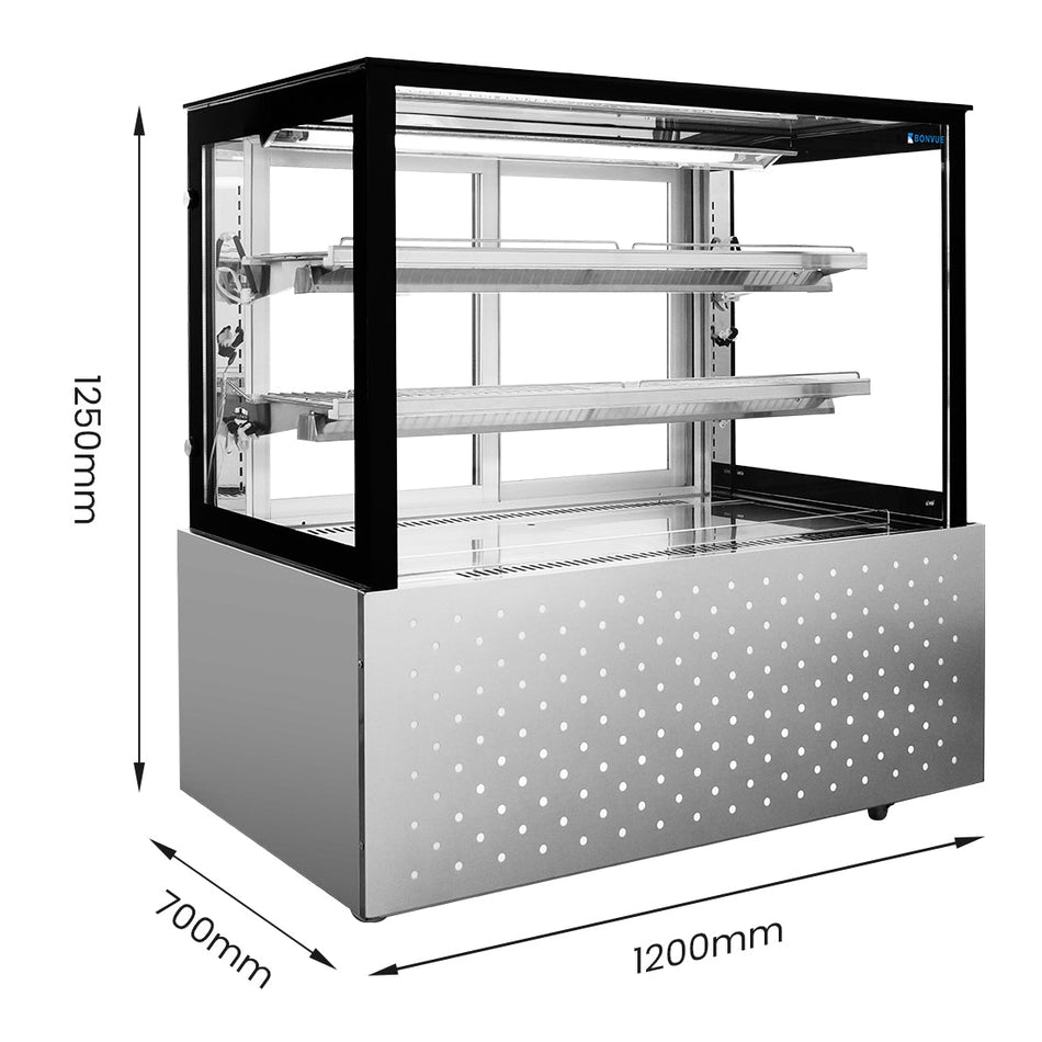 Bonvue Heated Food Display SG120FE - 2XB - Commercial Kitchen Appliances