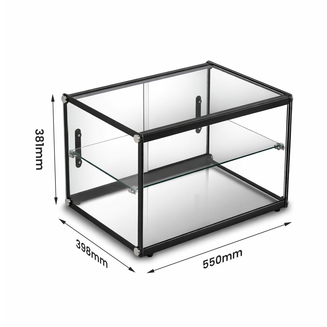Bonvue Pre - assembled Two Layer Ambient Showcase AD2 - 550 - Commercial Kitchen Appliances