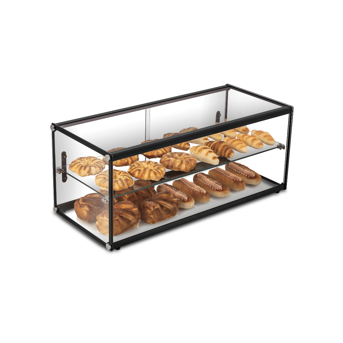 Bonvue Pre - assembled Two Layer Ambient Showcase AD2 - 900 - Commercial Kitchen Appliances