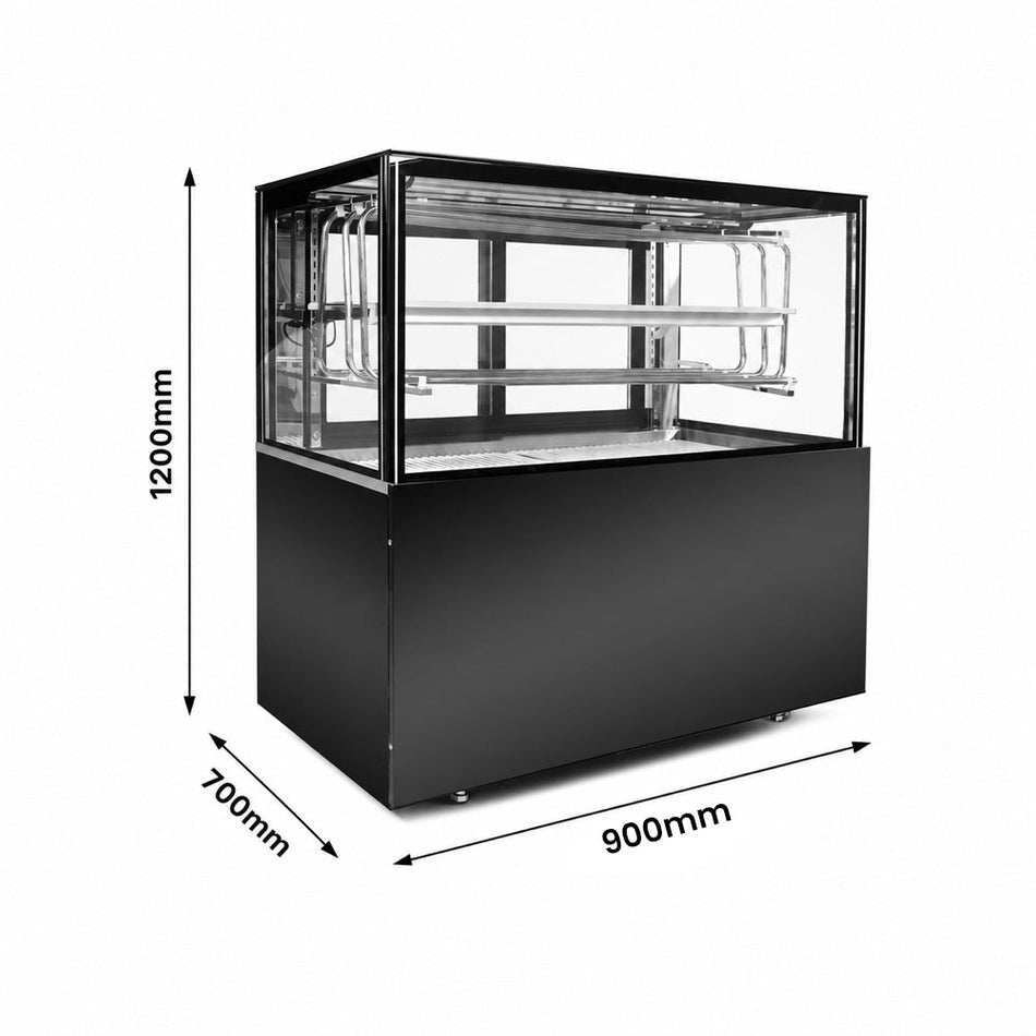 Bonvue Premium Static Cooling Sushi Display Cabinet SSD090-2XB - Commercial Kitchen Appliances