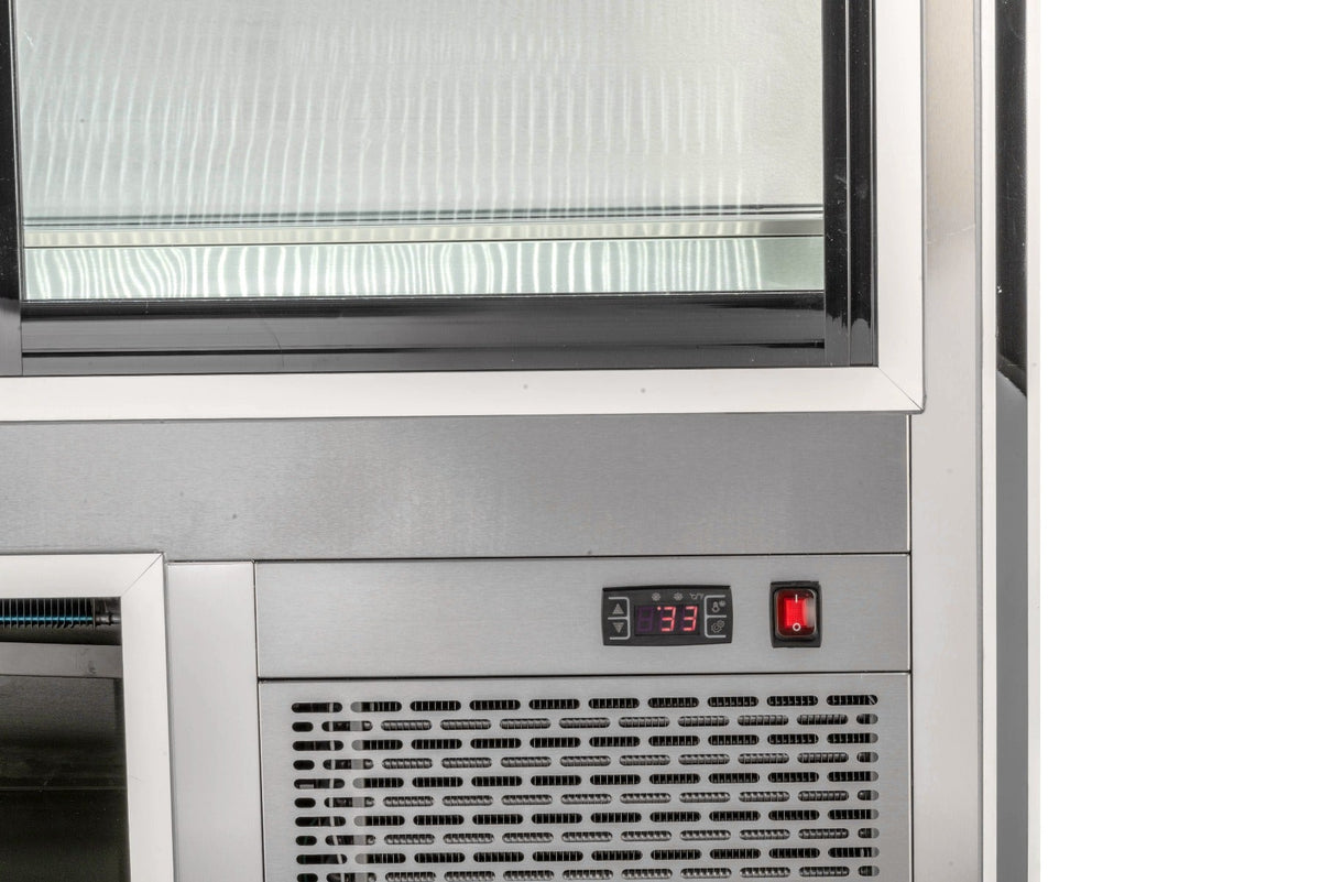 Bonvue Refrigerated Deli Meat and Seafood Display Case – AMS - 12 - Commercial Kitchen Appliances