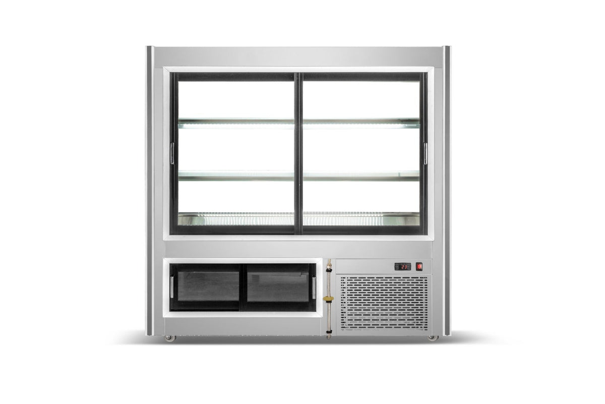 Bonvue Refrigerated Deli Meat and Seafood Display Case – AMS - 15 - Commercial Kitchen Appliances