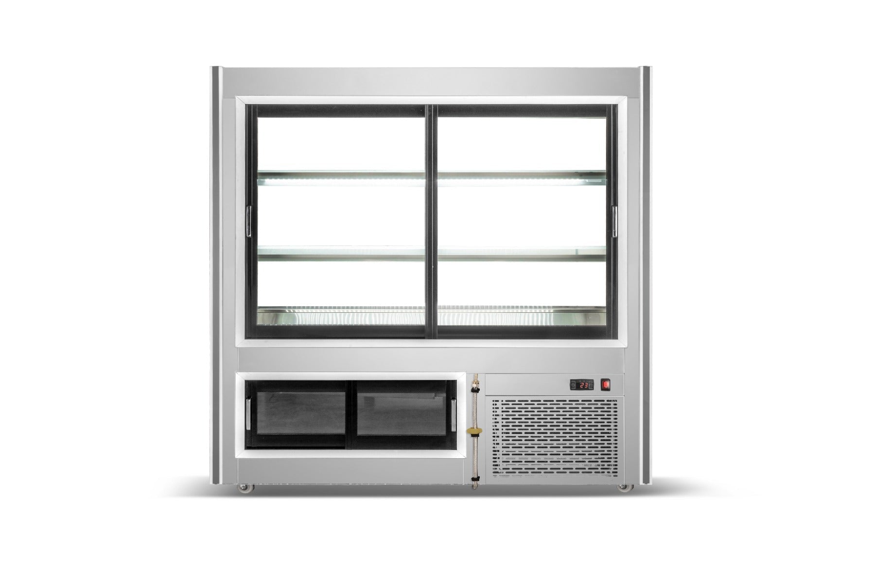Bonvue Refrigerated Deli Meat and Seafood Display Case – AMS - 15 - Commercial Kitchen Appliances