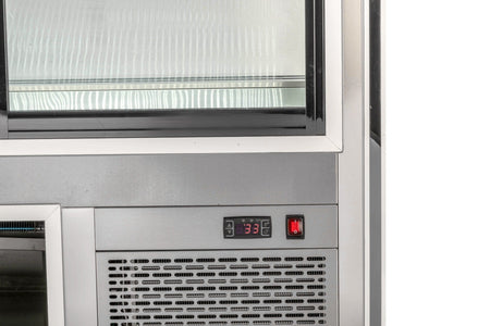 Bonvue Refrigerated Deli Meat and Seafood Display Case – AMS - 18 - Commercial Kitchen Appliances