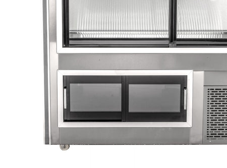 Bonvue Refrigerated Deli Meat and Seafood Display Case – AMS - 18 - Commercial Kitchen Appliances