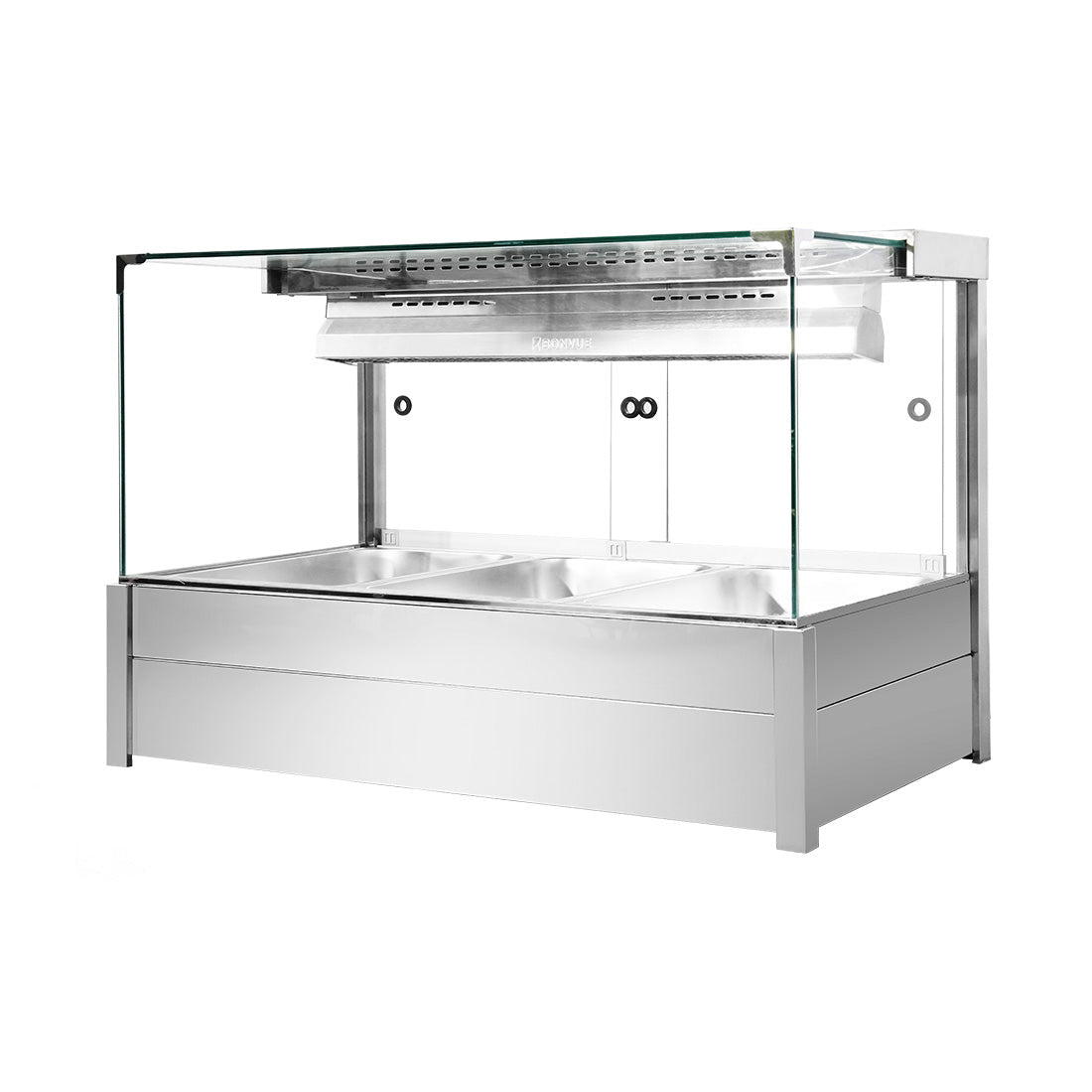 Bonvue Square Countertop Wet and Dry Bain Marie BM11SC - Commercial Kitchen Appliances